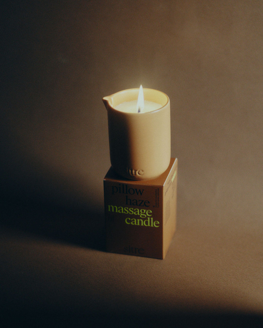 pillow haze massage candle