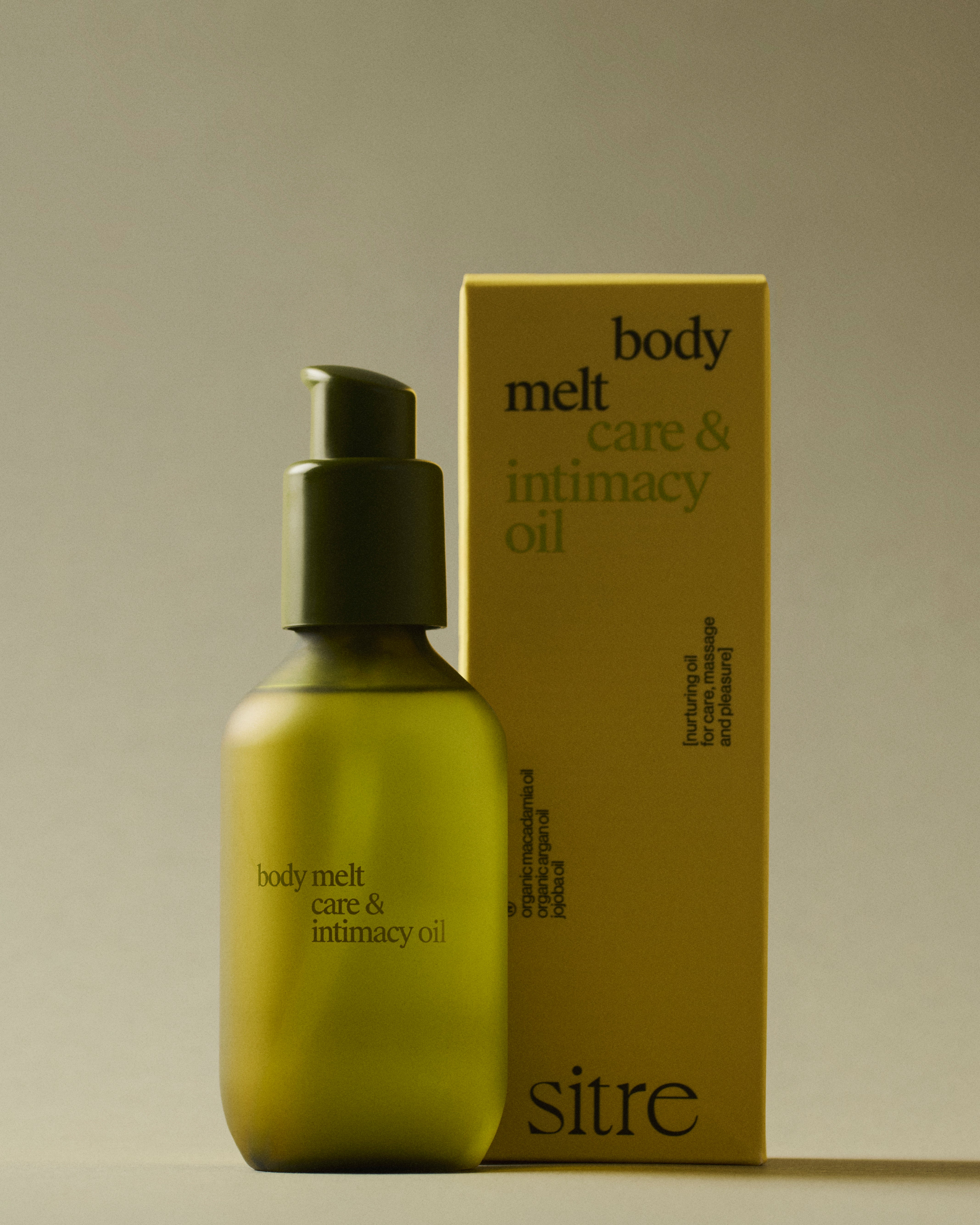 body melt massage & intimacy oil